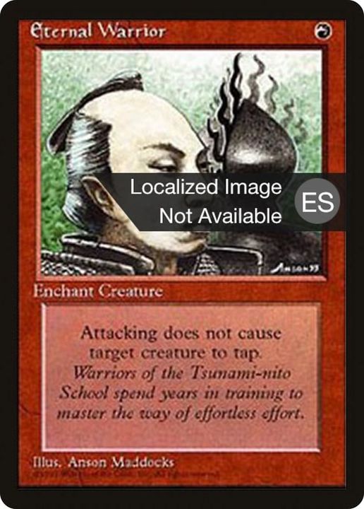 Eternal Warrior in the group Magic the Gathering / Sets / Fourth Edition Foreign Black Border at Proxyprinters.com (5080)