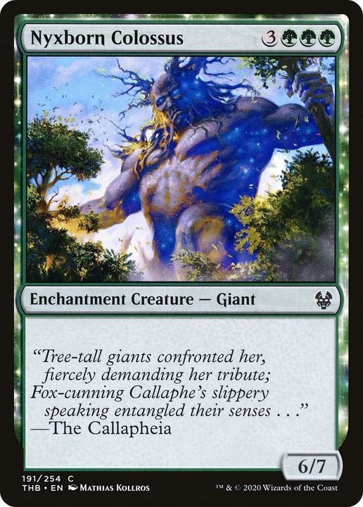 Nyxborn Colossus in the group Magic the Gathering / Types / Colors / Green at Proxyprinters.com (50813)