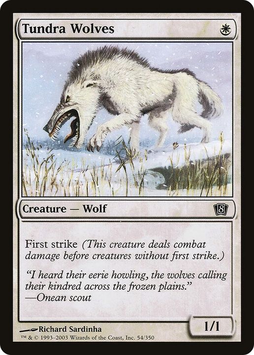 Tundra Wolves in the group Magic the Gathering / Types / Colors / White at Proxyprinters.com (50822)