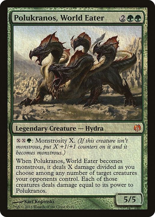 Polukranos, World Eater in the group Magic the Gathering / Types / Colors / Green at Proxyprinters.com (50828)