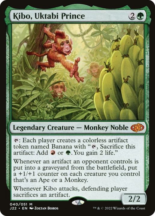 Kibo, Uktabi Prince in the group Magic the Gathering / Types / Colors / Green at Proxyprinters.com (50867)