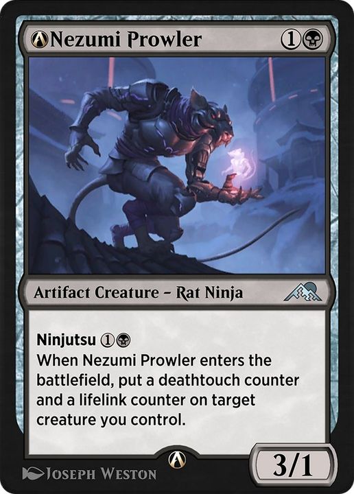 A-Nezumi Prowler in the group Magic the Gathering / Types / Colors / Black at Proxyprinters.com (50878)