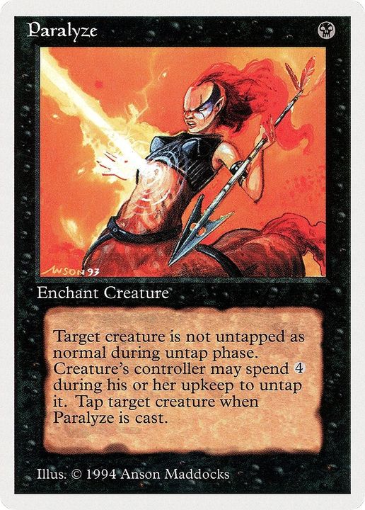 Paralyze in the group Magic the Gathering / Types / Colors / Black at Proxyprinters.com (50930)