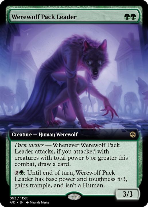 Werewolf Pack Leader in the group Magic the Gathering / Types / Creatures / Human at Proxyprinters.com (50938)