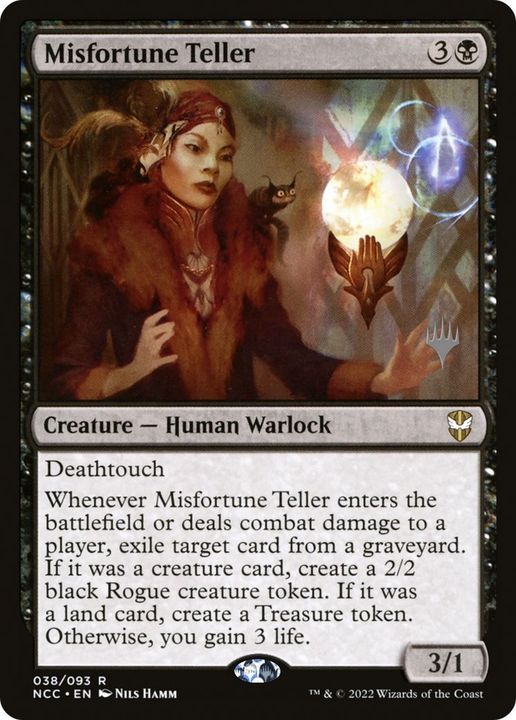 Misfortune Teller in the group Magic the Gathering / Types / Creatures / Human at Proxyprinters.com (50950)