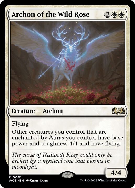 Archon of the Wild Rose in the group Magic the Gathering / Types / Colors / White at Proxyprinters.com (51)