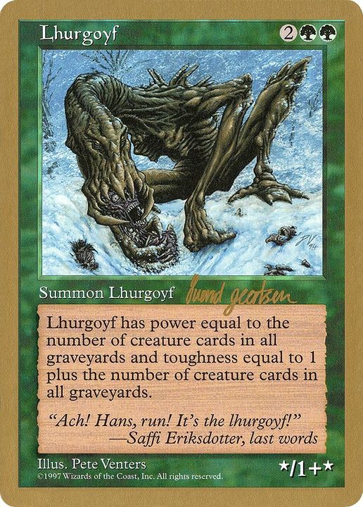 Lhurgoyf in the group Magic the Gathering / Sets / World Championship Decks 1997 at Proxyprinters.com (510)