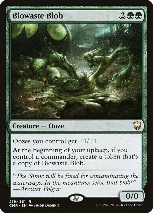 Biowaste Blob in the group Magic the Gathering / Types / Colors / Green at Proxyprinters.com (51005)