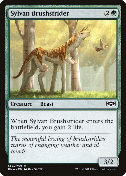 Sylvan Brushstrider in the group Magic the Gathering / Types / Colors / Green at Proxyprinters.com (51008)