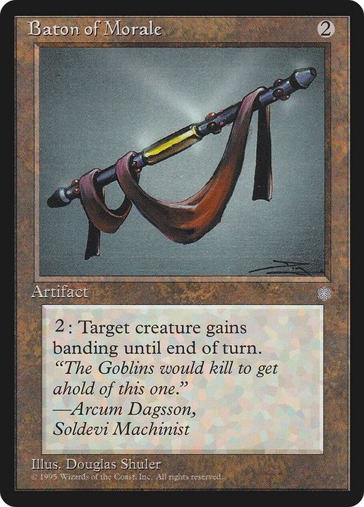 Baton of Morale in the group Magic the Gathering / Types / Artifacts / Artifact at Proxyprinters.com (51009)