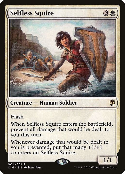 Selfless Squire in the group Magic the Gathering / Types / Creatures / Human at Proxyprinters.com (5101)