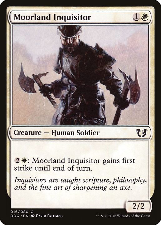 Moorland Inquisitor in the group Magic the Gathering / Types / Creatures / Human at Proxyprinters.com (51030)