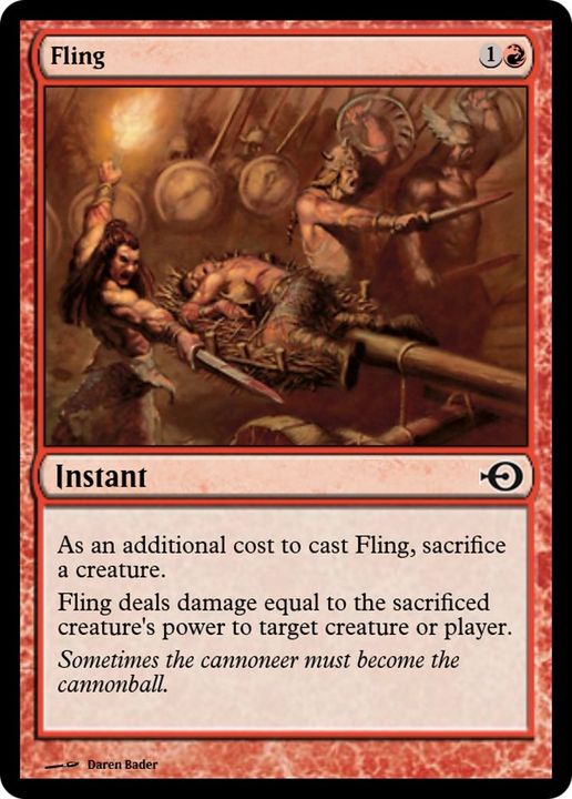 Fling in the group Magic the Gathering / Types / Colors / Red at Proxyprinters.com (51083)