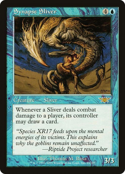 Synapse Sliver in the group Magic the Gathering / Types / Colors / Blue at Proxyprinters.com (51085)