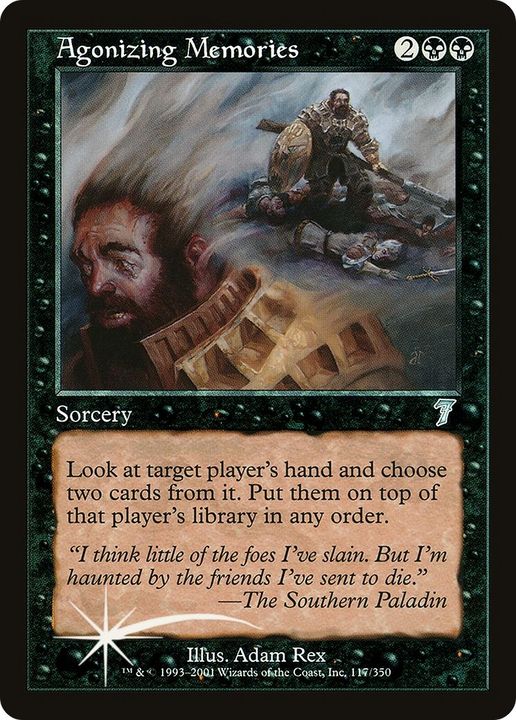 Agonizing Memories in the group Magic the Gathering / Types / Colors / Black at Proxyprinters.com (51103)