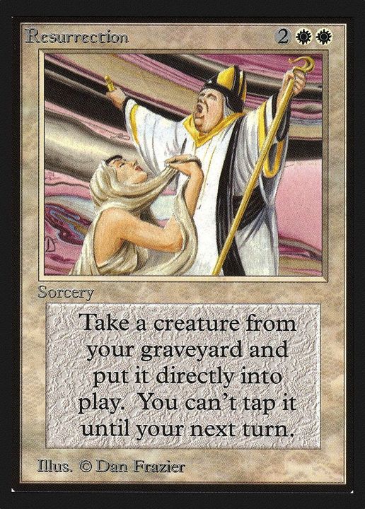 Resurrection in the group Magic the Gathering / Types / Colors / White at Proxyprinters.com (51131)