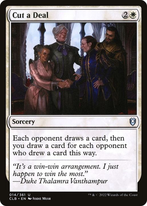 Cut a Deal in the group Magic the Gathering / Types / Colors / White at Proxyprinters.com (5114)