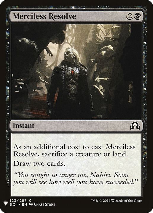 Merciless Resolve in the group Advanced search at Proxyprinters.com (51143)