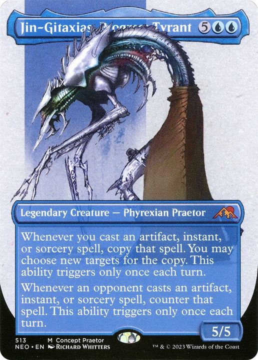 Jin-Gitaxias, Progress Tyrant in the group Magic the Gathering / Types / Colors / Blue at Proxyprinters.com (51158)