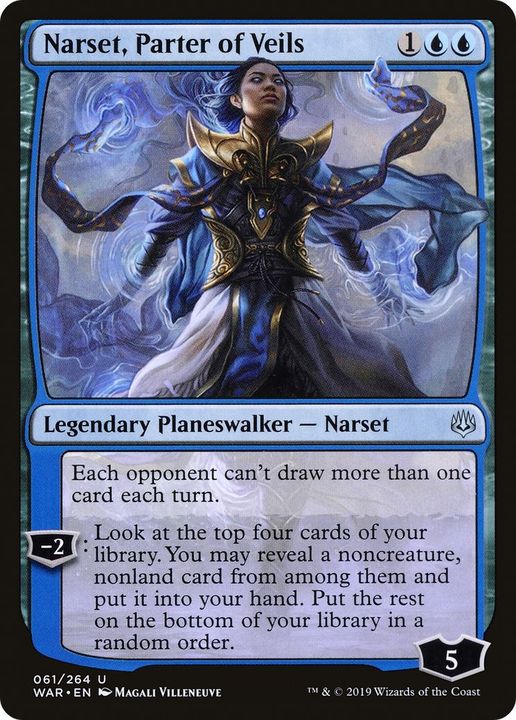 Narset, Parter of Veils in the group Magic the Gathering / Types / Colors / Blue at Proxyprinters.com (51160)