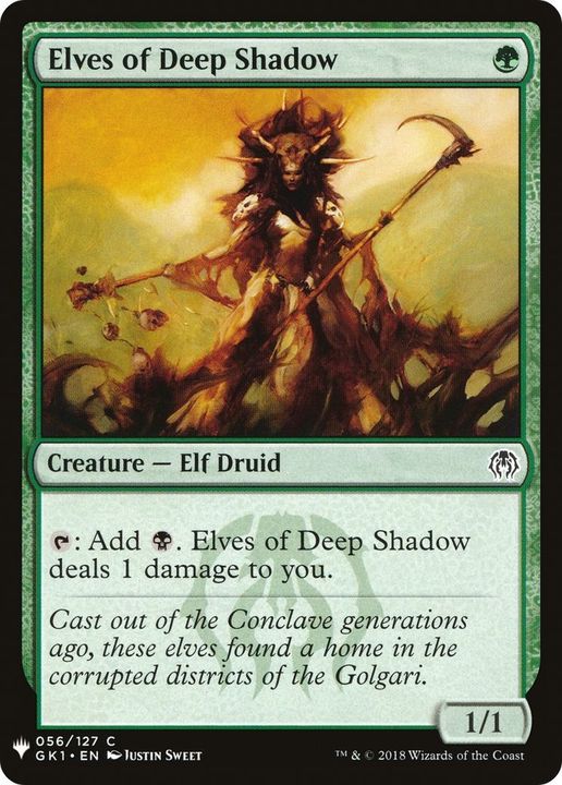 Elves of Deep Shadow in the group Magic the Gathering / Types / Creatures / Elf at Proxyprinters.com (51169)