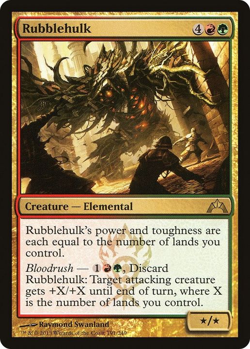 Rubblehulk in the group Magic the Gathering / Types / Colors / Multicolors / G, R at Proxyprinters.com (51196)