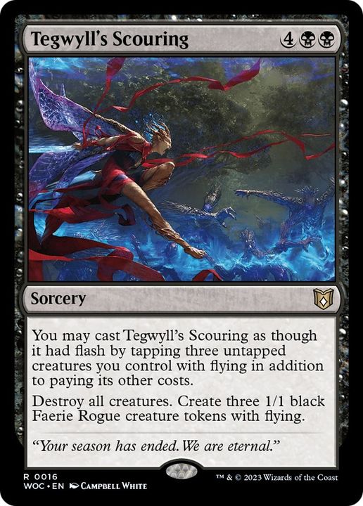 Tegwyll's Scouring in the group Magic the Gathering / Types / Colors / Black at Proxyprinters.com (51198)