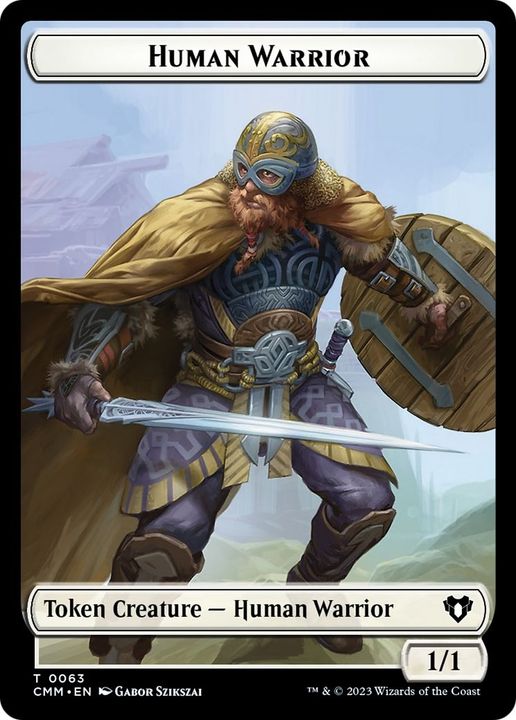 Human Warrior in the group Magic the Gathering / Types / Creatures / Warrior at Proxyprinters.com (5121)