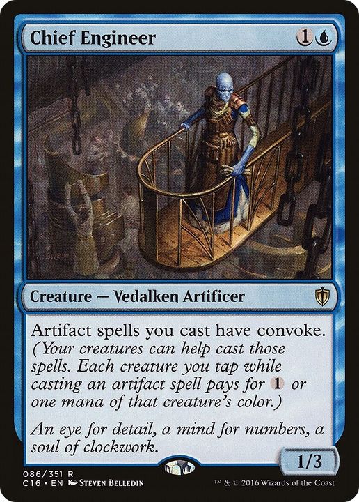 Chief Engineer in the group Magic the Gathering / Types / Colors / Blue at Proxyprinters.com (51228)