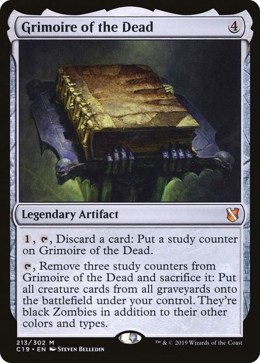 Grimoire of the Dead in the group Magic the Gathering / Types / Artifacts / Legendary Artifact at Proxyprinters.com (5125)