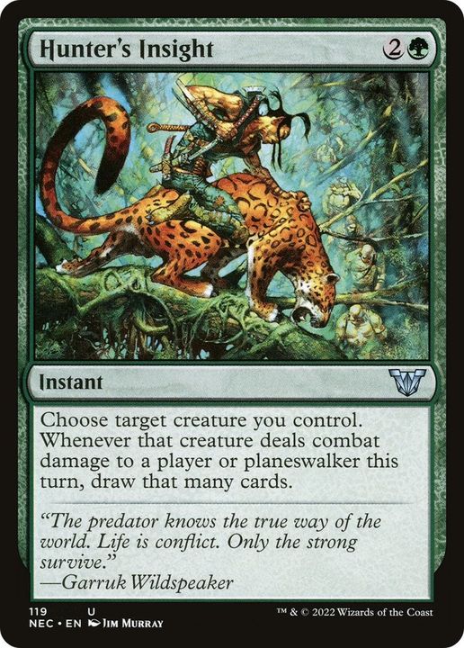 Hunter's Insight in the group Magic the Gathering / Types / Colors / Green at Proxyprinters.com (51252)