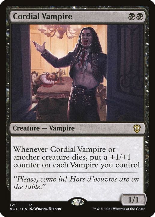 Cordial Vampire in the group Magic the Gathering / Types / Colors / Black at Proxyprinters.com (51264)