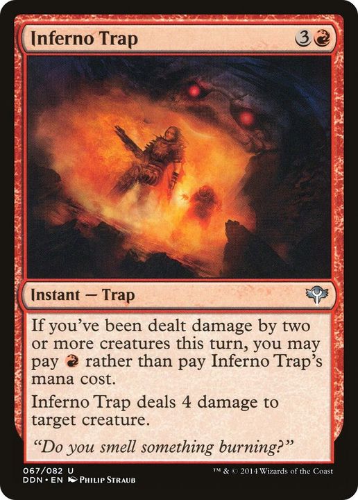 Inferno Trap in the group Magic the Gathering / Types / Colors / Red at Proxyprinters.com (51276)