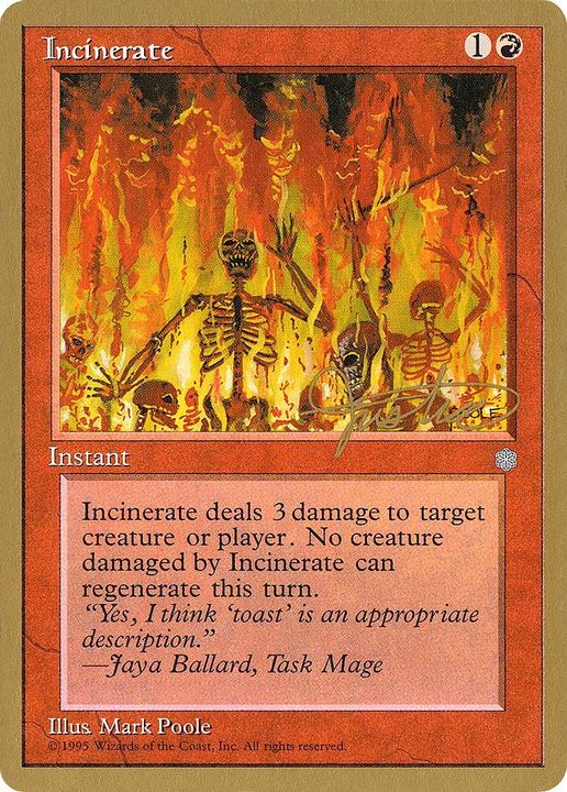 Incinerate in the group Magic the Gathering / Types / Colors / Red at Proxyprinters.com (5128)