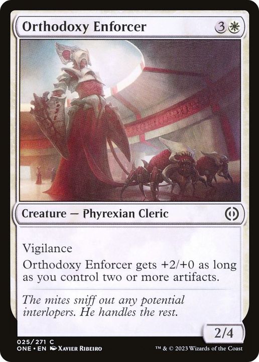 Orthodoxy Enforcer in the group Magic the Gathering / Types / Colors / White at Proxyprinters.com (51288)