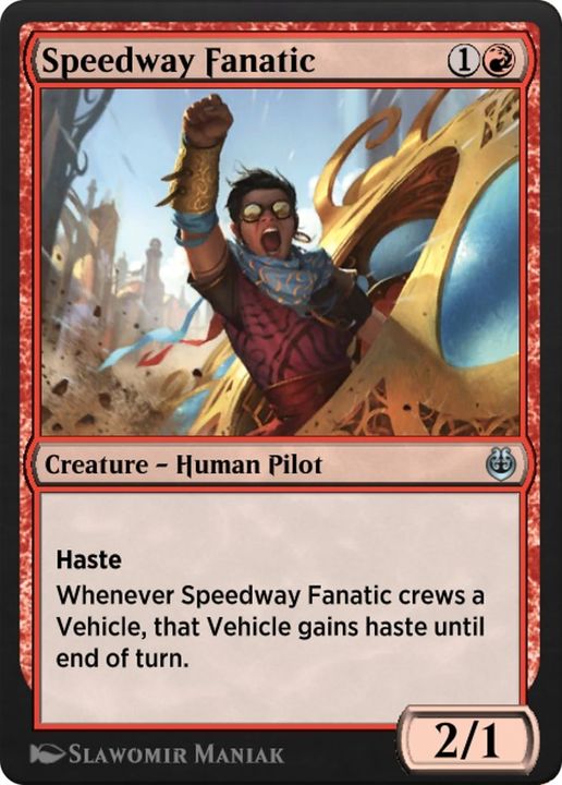 Speedway Fanatic in the group Magic the Gathering / Types / Creatures / Human at Proxyprinters.com (51295)