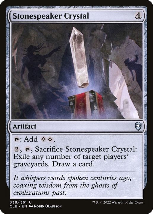 Stonespeaker Crystal in the group Magic the Gathering / Sets / Commander Legends: Battle for Baldur's Gate at Proxyprinters.com (51298)