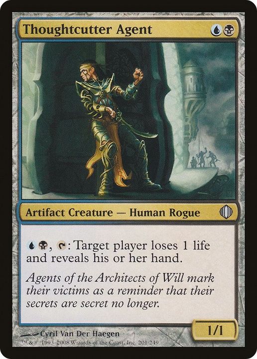 Thoughtcutter Agent in the group Magic the Gathering / Types / Colors / Multicolors / B, U at Proxyprinters.com (51300)