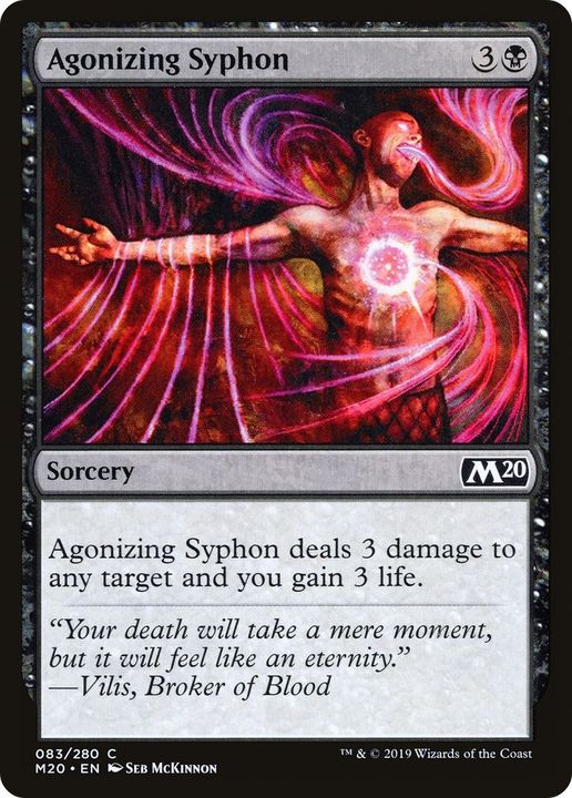 Agonizing Syphon in the group Magic the Gathering / Sets / Core Set 2020 at Proxyprinters.com (5132)