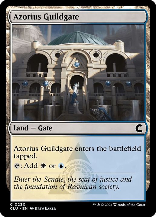 Azorius Guildgate in the group Magic the Gathering / Types / Colors / Colorless at Proxyprinters.com (51338)