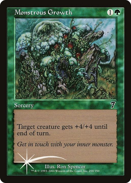 Monstrous Growth in the group Magic the Gathering / Types / Colors / Green at Proxyprinters.com (5136)