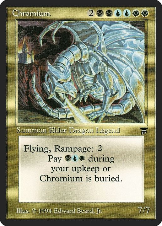 Chromium in the group Magic the Gathering / Types / Colors / Multicolors / B, U, W at Proxyprinters.com (51377)