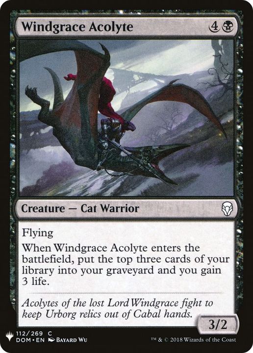 Windgrace Acolyte in the group Magic the Gathering / Sets / The List at Proxyprinters.com (51379)