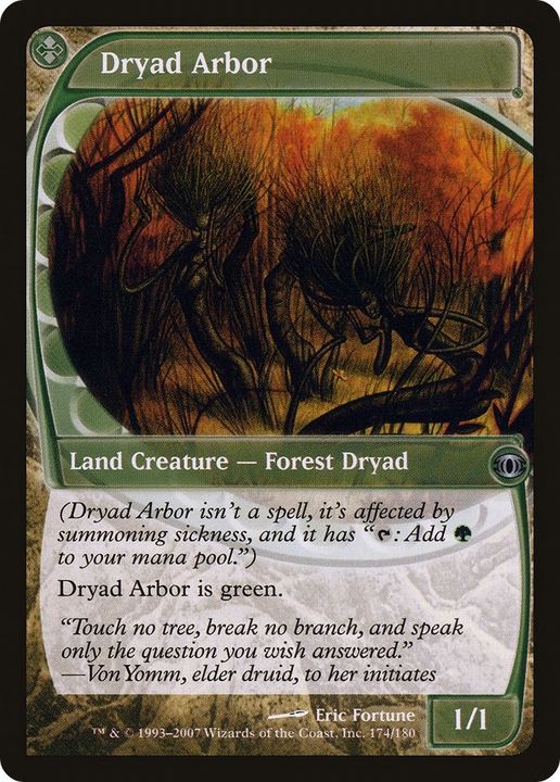 Dryad Arbor in the group Magic the Gathering / Types / Land / Forest at Proxyprinters.com (51412)