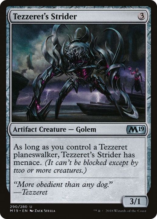 Tezzeret's Strider in the group Magic the Gathering / Sets / Core Set 2019 at Proxyprinters.com (51422)