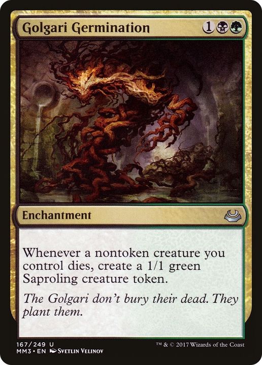 Golgari Germination in the group Magic the Gathering / Types / Colors / Multicolors / B, G at Proxyprinters.com (51439)