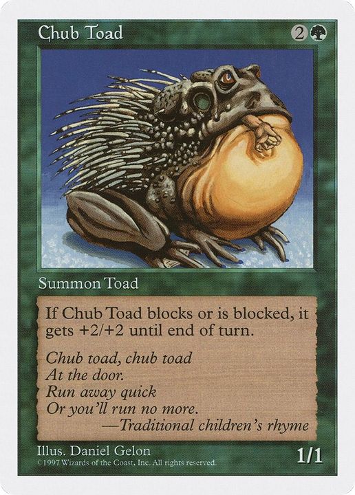 Chub Toad in the group Magic the Gathering / Types / Colors / Green at Proxyprinters.com (5145)