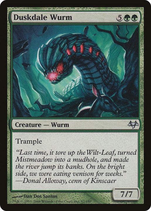 Duskdale Wurm in the group Magic the Gathering / Sets / Eventide at Proxyprinters.com (51456)