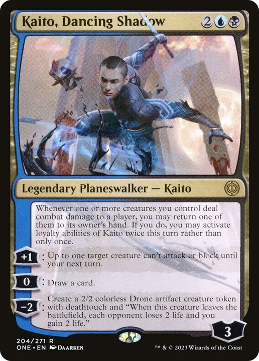 Kaito, Dancing Shadow in the group Magic the Gathering / Types / Colors / Multicolors / B, U at Proxyprinters.com (5146)