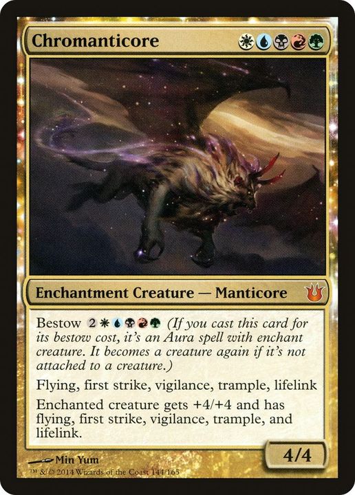 Chromanticore in the group Magic the Gathering / Types / Colors / Multicolors / B, G, R, U, W at Proxyprinters.com (51472)